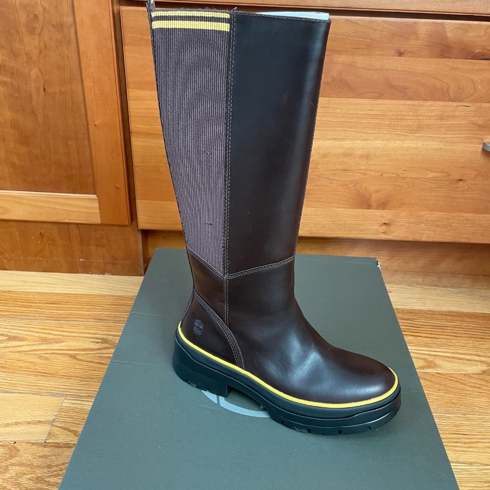 Women's Malynn Waterproof Tall Fashion Boot from Timberland - Picture 1 of 9
